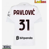 AC Milan Strahinja Pavlovic #31 Replica Away Shirt Ladies 2026-27 Short Sleeve